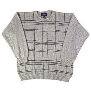 (XL) USA Made Patriot Plaid Knit Sweater